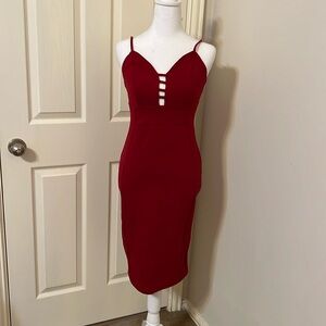 Juniors red dress. Size S/M. No tags